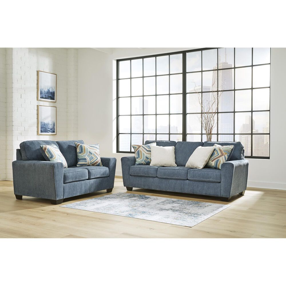 Ashley Cashton Stationary Sofa in Blue, , large