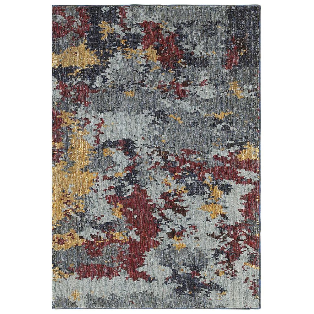 Oriental Weavers Evolution 8036C 1"10" x 3"3" Blue Area Rug, , large