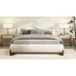 Jennifer Taylor Home Alpine Puffy Modern Queen Platform Bed in Ivory White, , large