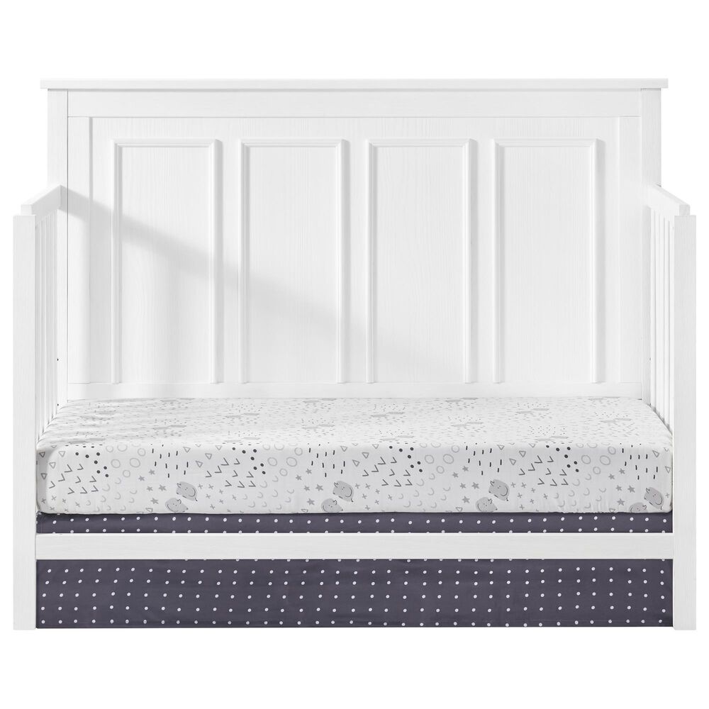 Oxford Baby Bennett 4-In-1 Convertible Crib in Rustic White, , large