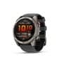 Garmin Fenix 8 Pro Sapphire AMOLED Smartwatch 51mm Titanium Case with Graphite Black Silicone Band, , large