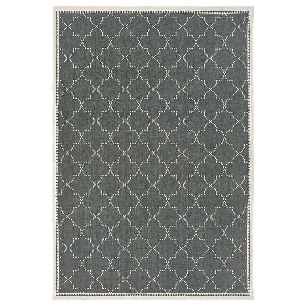 Oriental Weavers Marina 6025L 5"3" x 7"6" Grey and Ivory Area Rug, , large