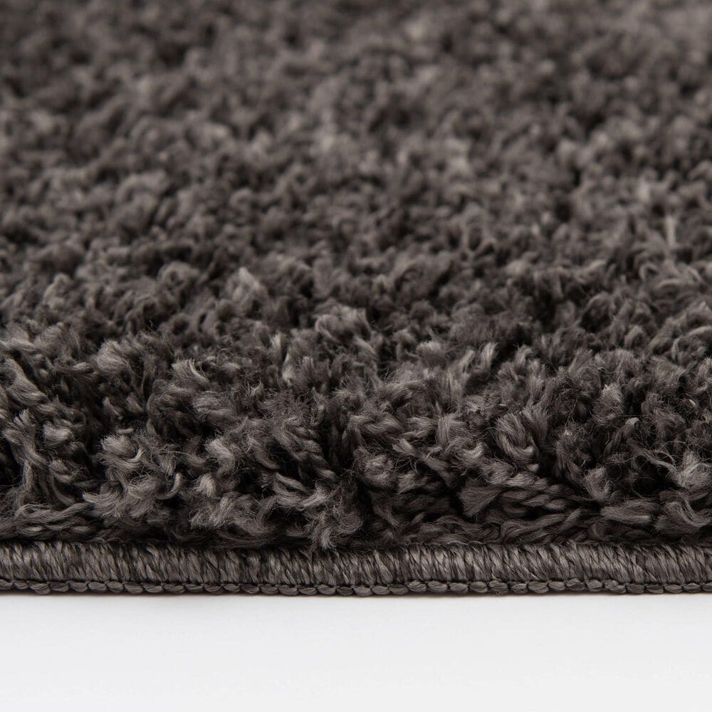 Central Oriental Geneva Shag 5&#39; x 7&#39; Soot Area Rug, , large