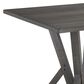 Tiddal Home Fiji Square Counter Height Table in Harbor Gray - Table Only, , large
