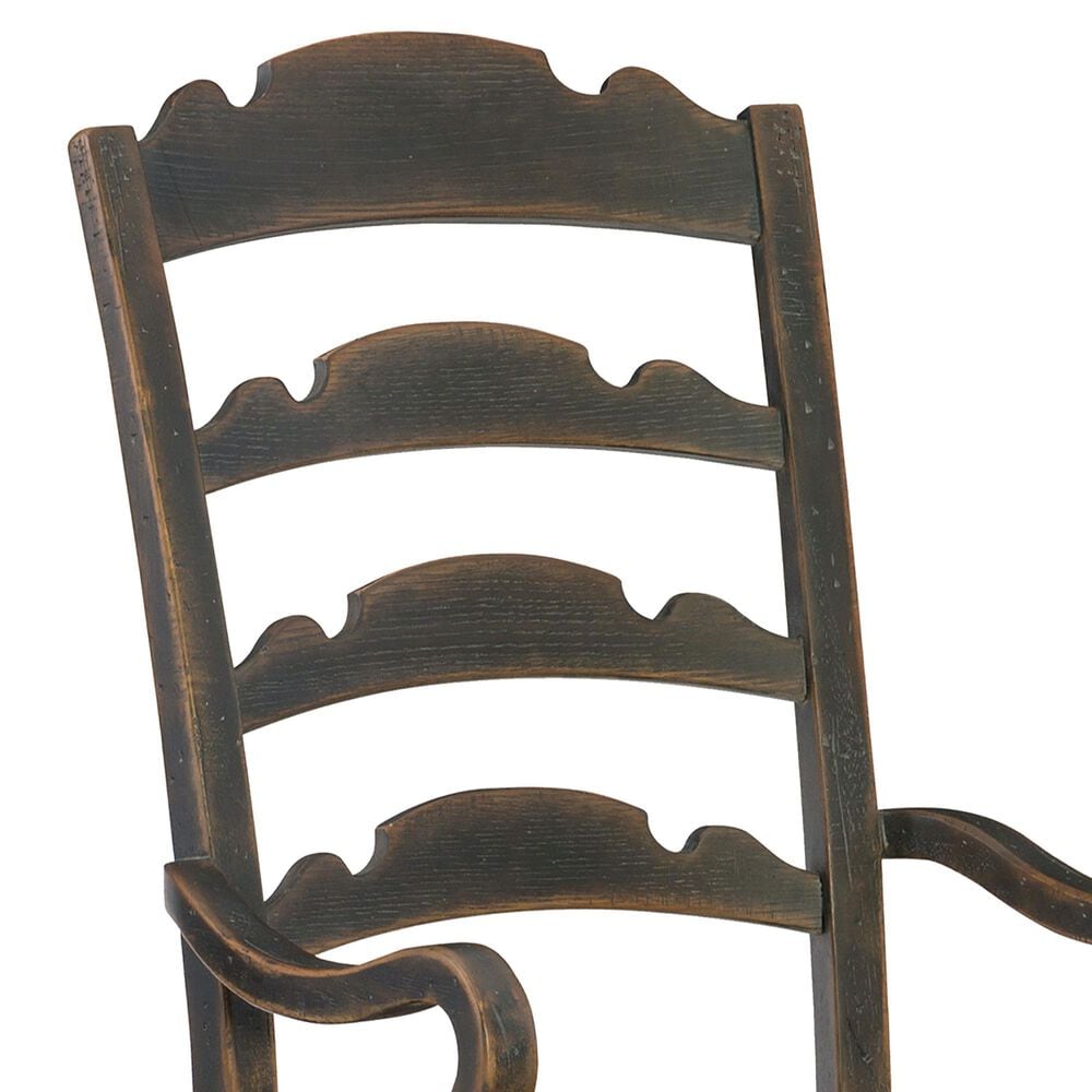 Hooker Furniture Hill Country Arm Chair in Anthracite Black &#40;Set of 2&#41;, , large