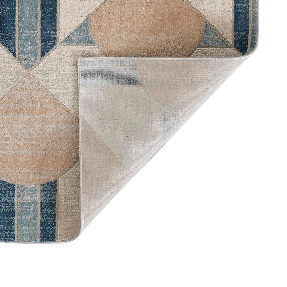 Momeni Edition EDI-1 1&#39;10&quot; x 2&#39;10&quot; Blue Area Rug, , large