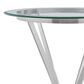 Blue River Naomi Bar Table in Brushed Stainless Steel, , large