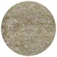 Dalyn Rug Company Silk Road Aloe, Fern, Taupe, Ivory and Copper 8" Round Area Rug, , large