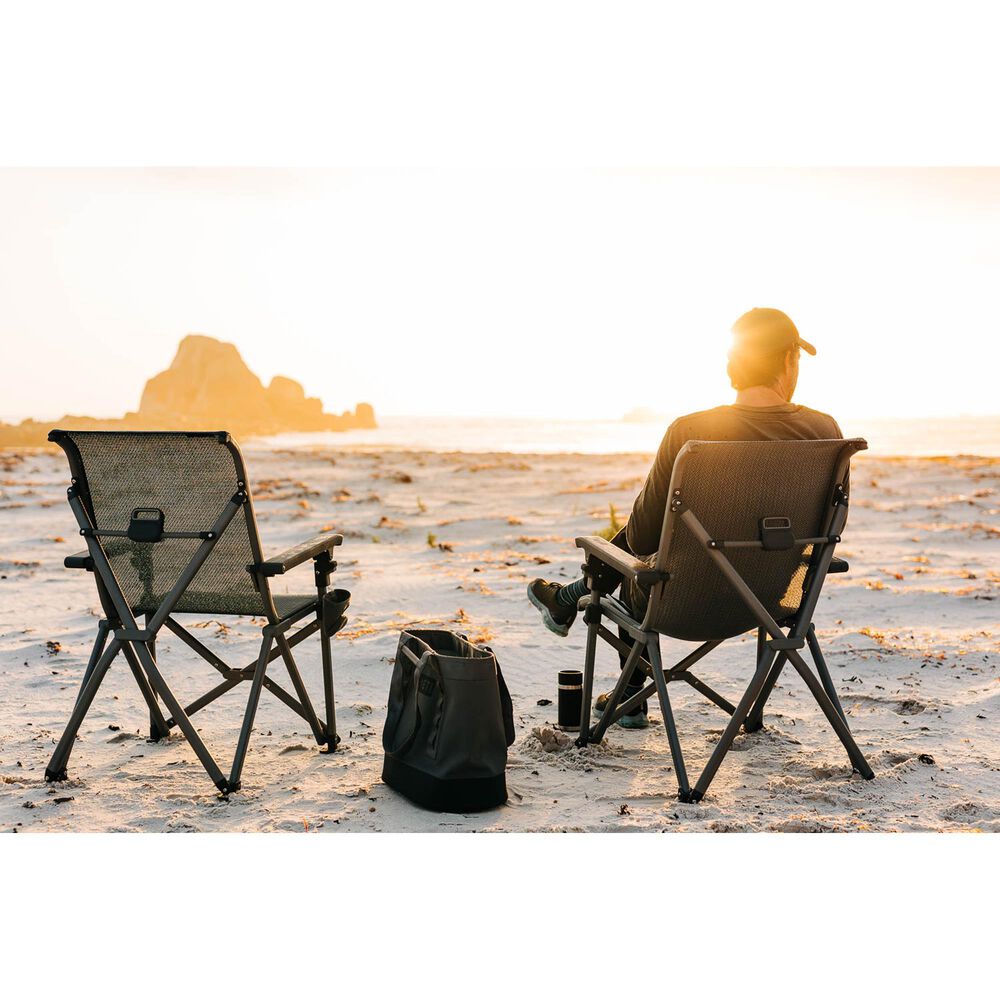 YETI Trailhead Camp Chair with Navy Cushion in Black, , large