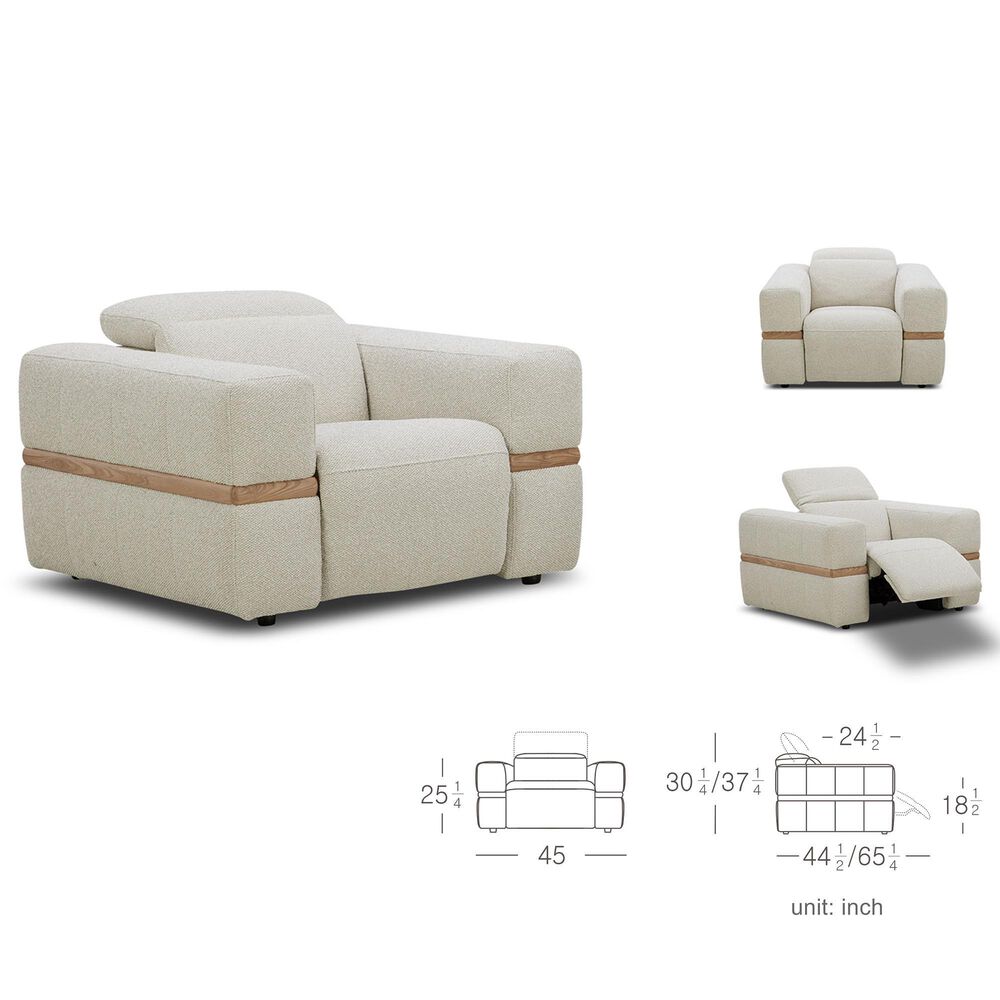 Interlochen Power Recliner in Linen, , large