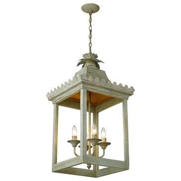 Golden Lighting Finley 4-Light Pendant in Vintage Sage, , large