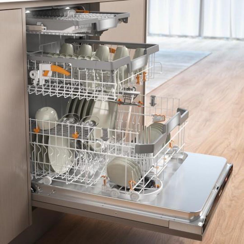 Miele 24&quot; Built-In Fully Integrated Smart Dishwasher with 39 dBA in Panel Ready, , large