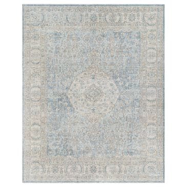 Surya Once Upon a Time Light Gray, Tan, Pale Blue, Gray, Denim and Medium Gray 9"10" x 12"6" Area Rug, , large