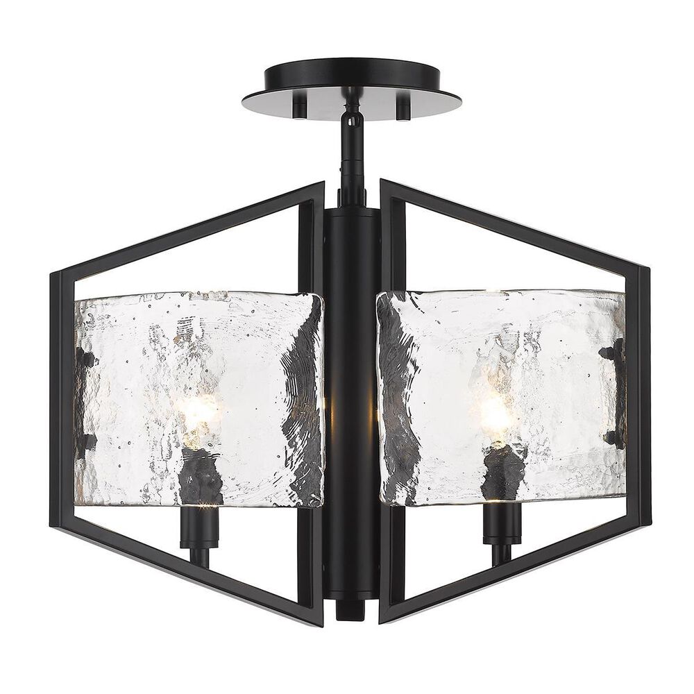 Golden Lighting Varsha Semi-Flush in Matte Black, , large