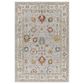 Surya Reina REN-2307 Light Gray, Cream, Denim, Rust, Mustard and Olive 9" x 12"2" Area Rug, , large