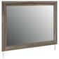 Ashley Elbrim 4-Piece Full Panel Bedroom Set in Weathered Brown, , large