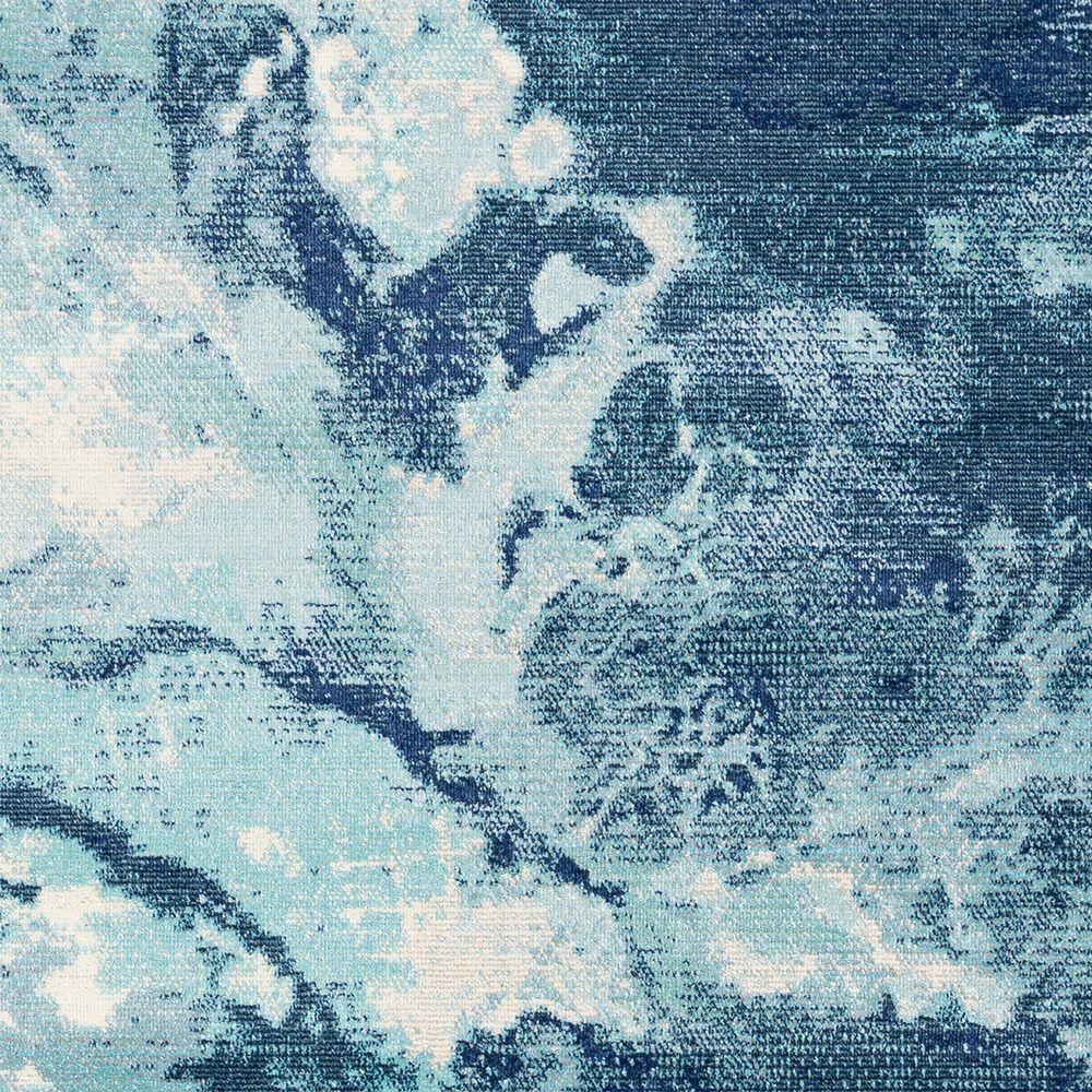 Surya Bodrum 5&#39;3&quot; x 7&#39;3&quot; Ivory, Gray, Navy, Aqua and Blue Area Rug, , large