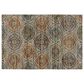 Dalyn Rug Company Silk Road Mocha, Ivory, Copper, Teal, Olive and Gold 2"6" x 3"10" Area Rug, , large