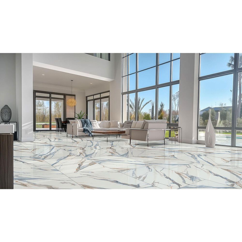 MS International Valesia Azula 24" x 48" Porcelain Tile, , large