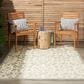 Nourison Aloha Damask 3"6" x 5"6" Natural Indoor/Outdoor Area Rug, , large
