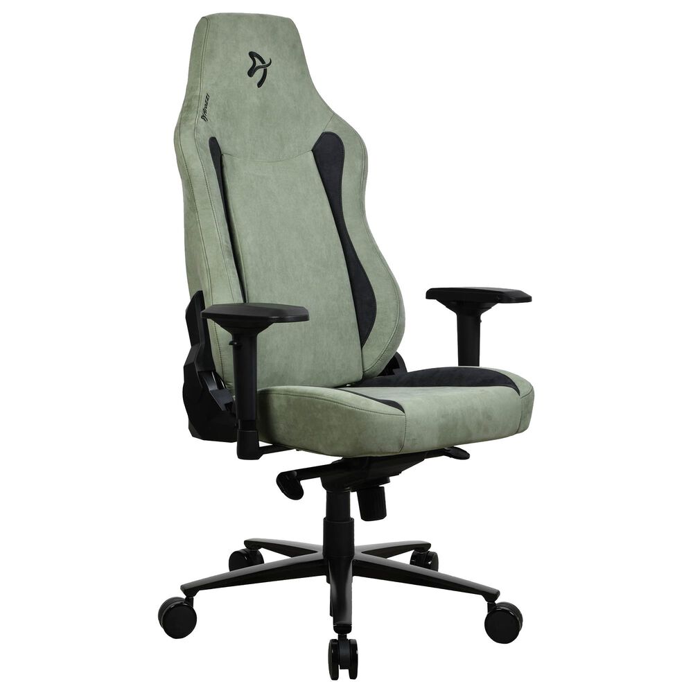 Arozzi Vernazza Supersoft Fabric Gaming Chair in Forest Green, , large