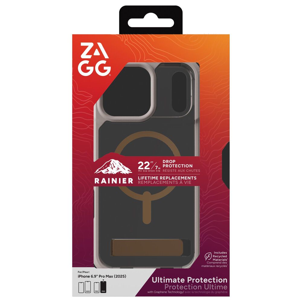 Zagg Rainier Snap MagSafe Case with Kickstand for Apple iPhone 17 Pro Max in Sandstone Beige, , large