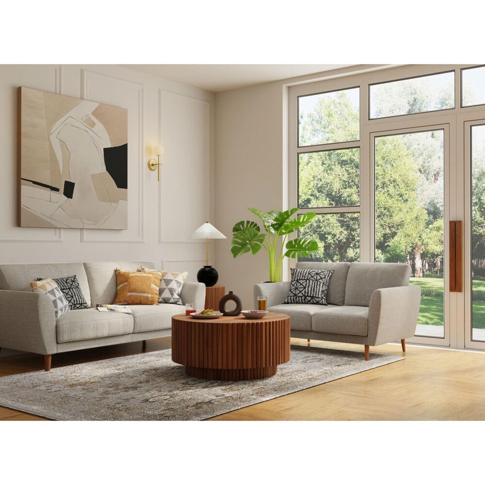Feizy Cadiz Ivory and Beige 3'1" x 5' Area Rug, , large