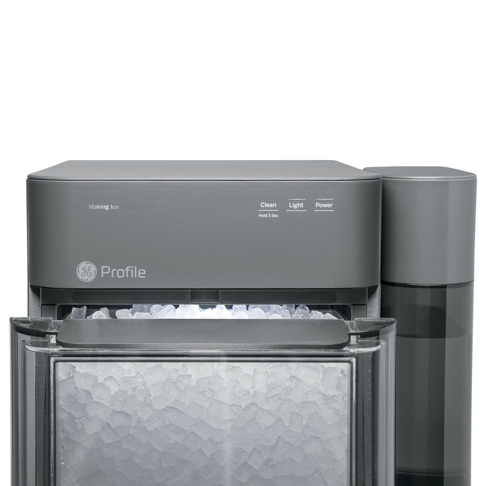 GE Profile 2-Piece Kitchen Package with 27.7 Cu. Ft. French-Door Refrigerator and Opal 2.0 Nugget Ice Maker in Stainless Steel, , large