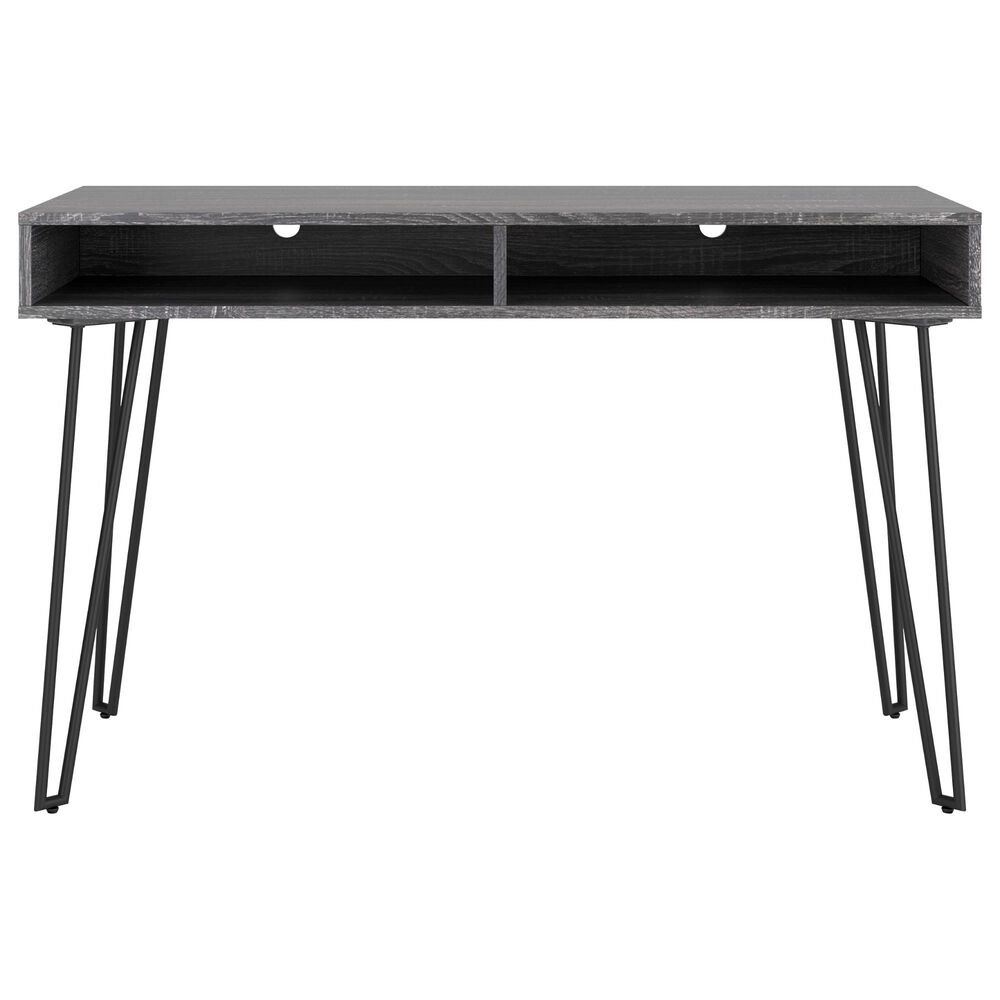Ashley Strumford Home Office Desk in Charcoal and Black, , large