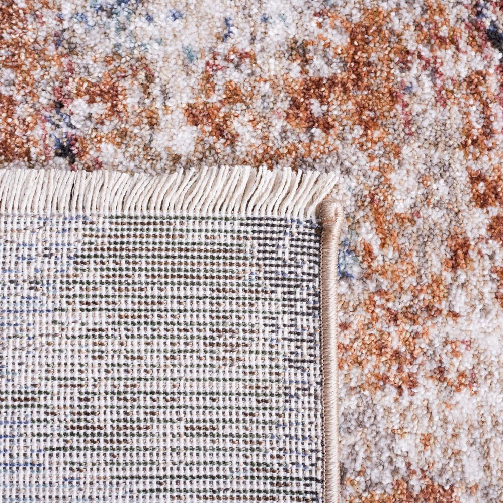 Safavieh Jasmine JSM334A 5&#39;3&quot; x 7&#39;7&quot; Ivory and Blue Area Rug, , large
