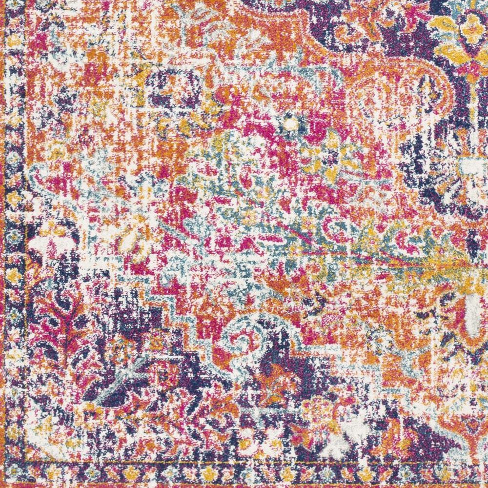 Surya Harput HAP-1062 7&#39;10&quot; x 10&#39;3&quot; White, Saffron and Teal Area Rug, , large