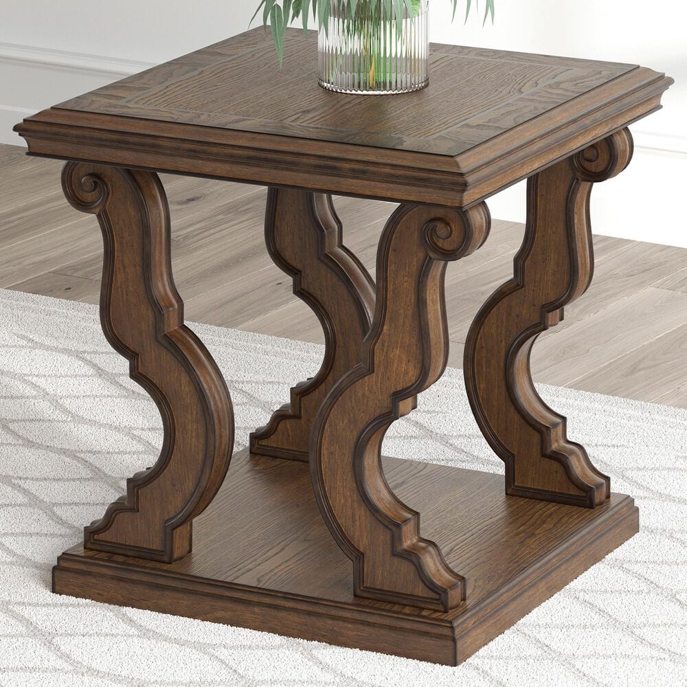 Ashley Maylee End Table in Dark Brown, , large