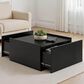 Furniture of America Elovier Coffee Table with Storage Drawers in Black, , large