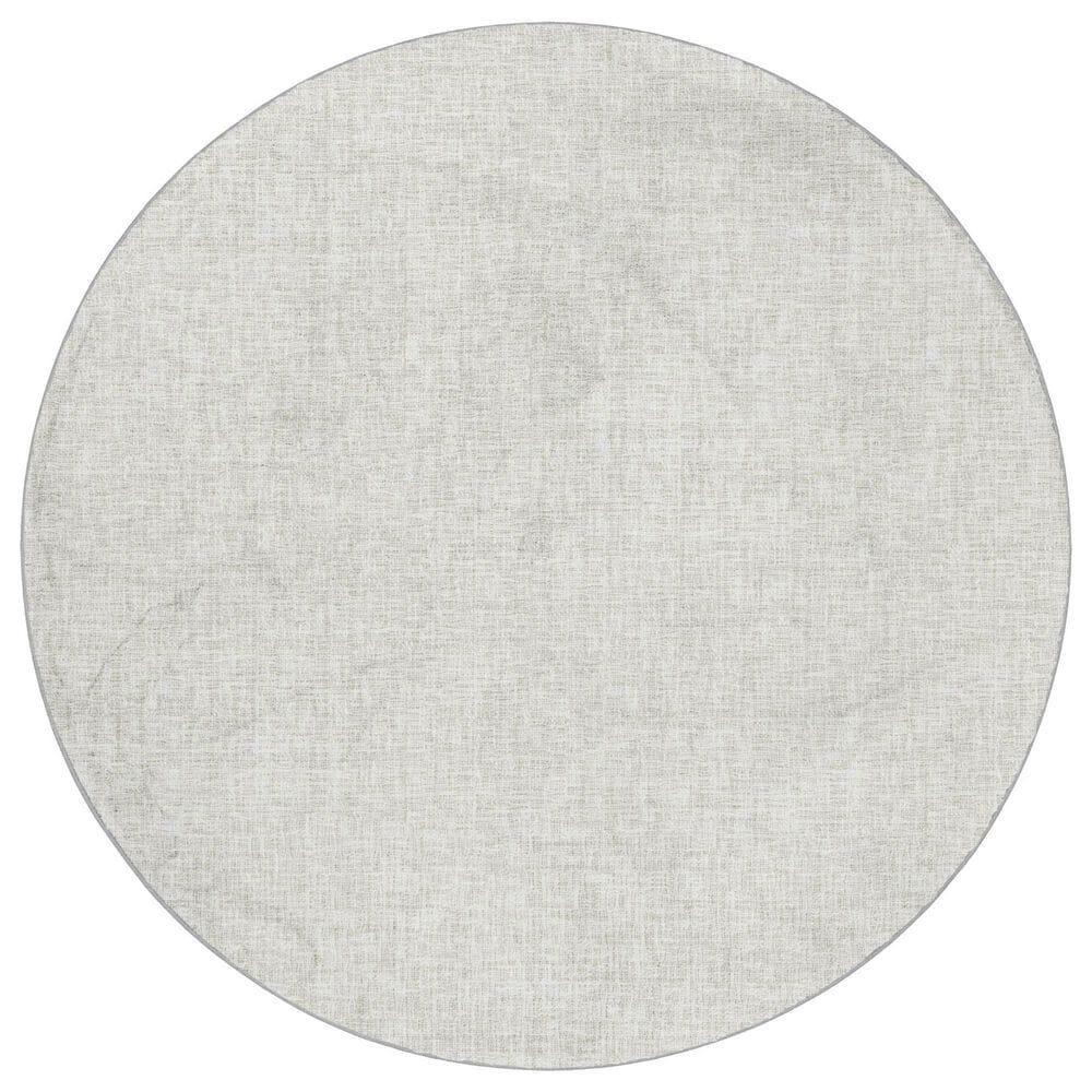 Dalyn Rug Company Voyage VY1 Ivory 8" Round Area Rug, , large