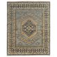 Feizy Fillmore 2" x 3" Blue and Charcoal Area Rug, , large