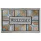 Karastan Doorscapes 1"6" x 2"6" Brown Door Mat, , large