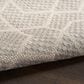 Nourison Horizon HOZ01 Grey 4" x 6" Indoor/Outdoor Area Rug, , large