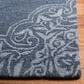 Safavieh Micro-Loop 2"3" x 7" Grey and Navy Runner, , large