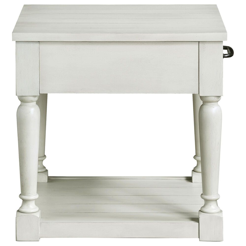 Steve Silver Furniture Hemingway End Table in Alabaster, , large
