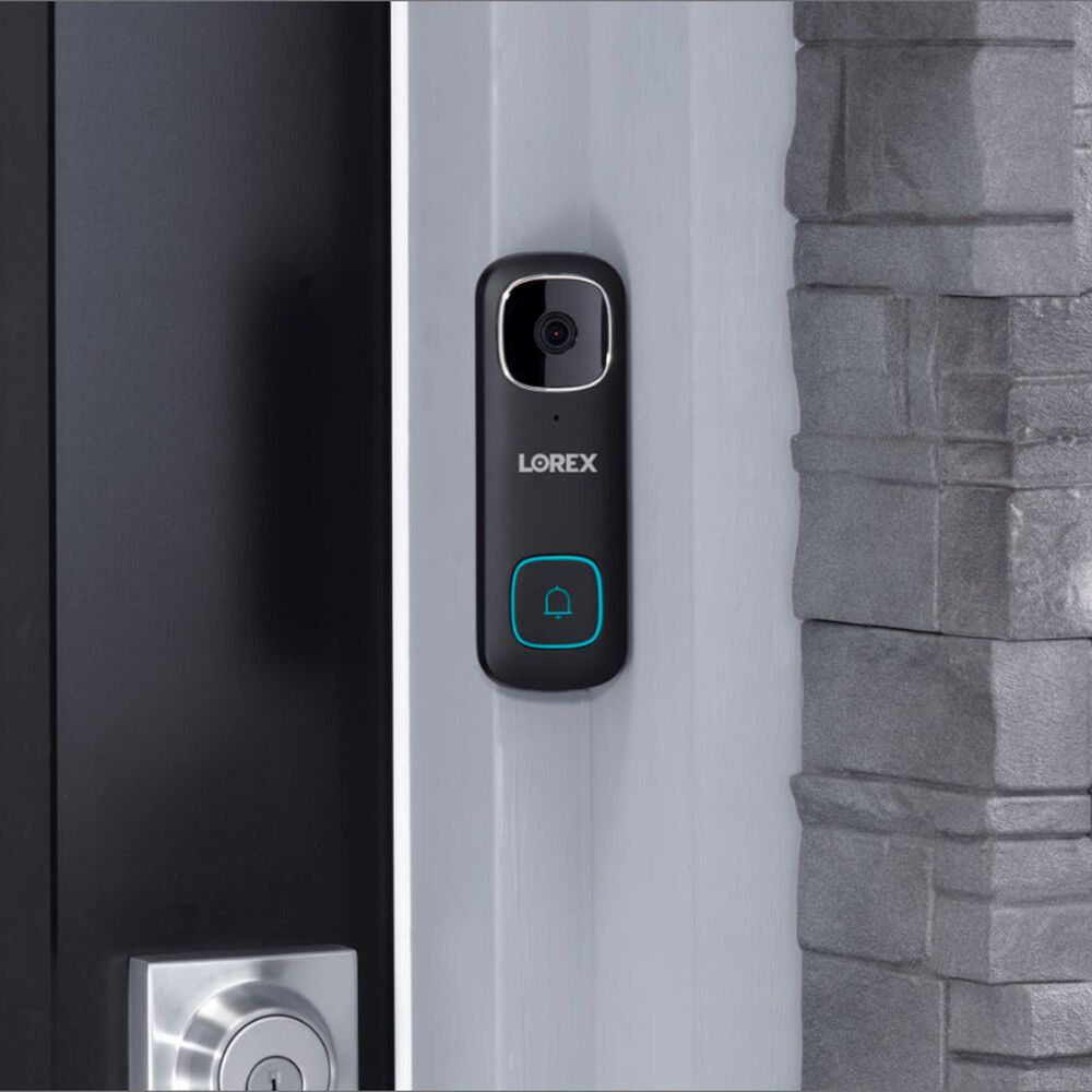Lorex 2K Wired Video Doorbell &#40;32GB&#41;, , large