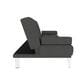 Lifestyle Solutions Malibu Gray Futon, , large