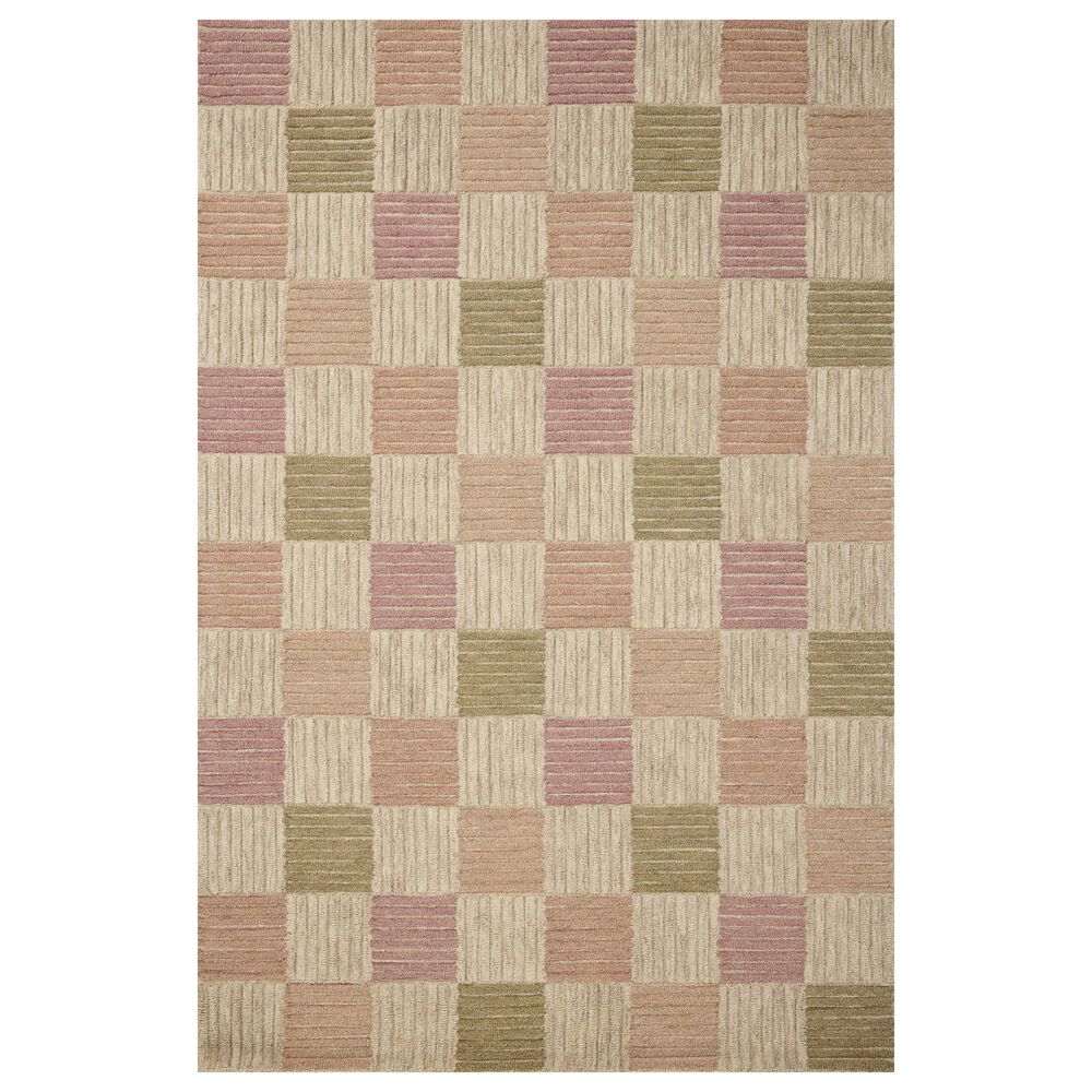 Loloi Madi Natural and Multicolor 7"9" x 9"9" Area Rug, , large