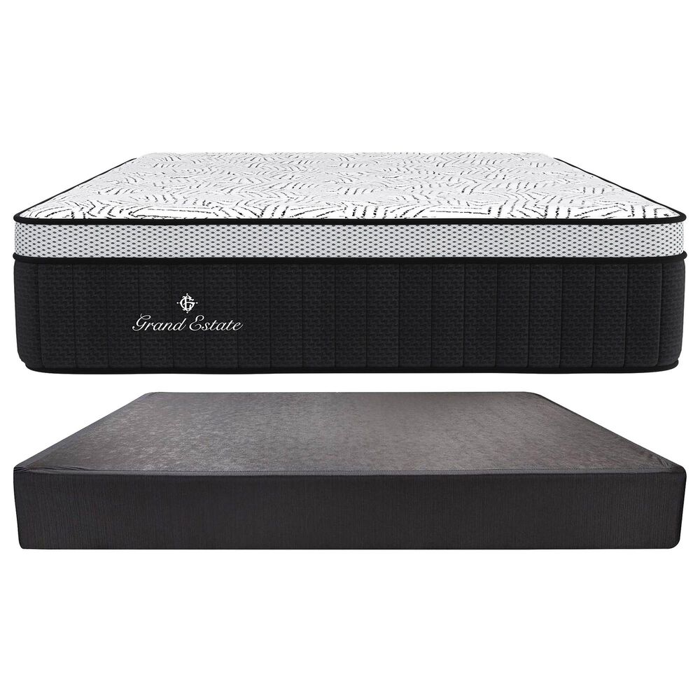 Grand Estate 500 Firm Twin Mattress with High Profile Box Spring, , large