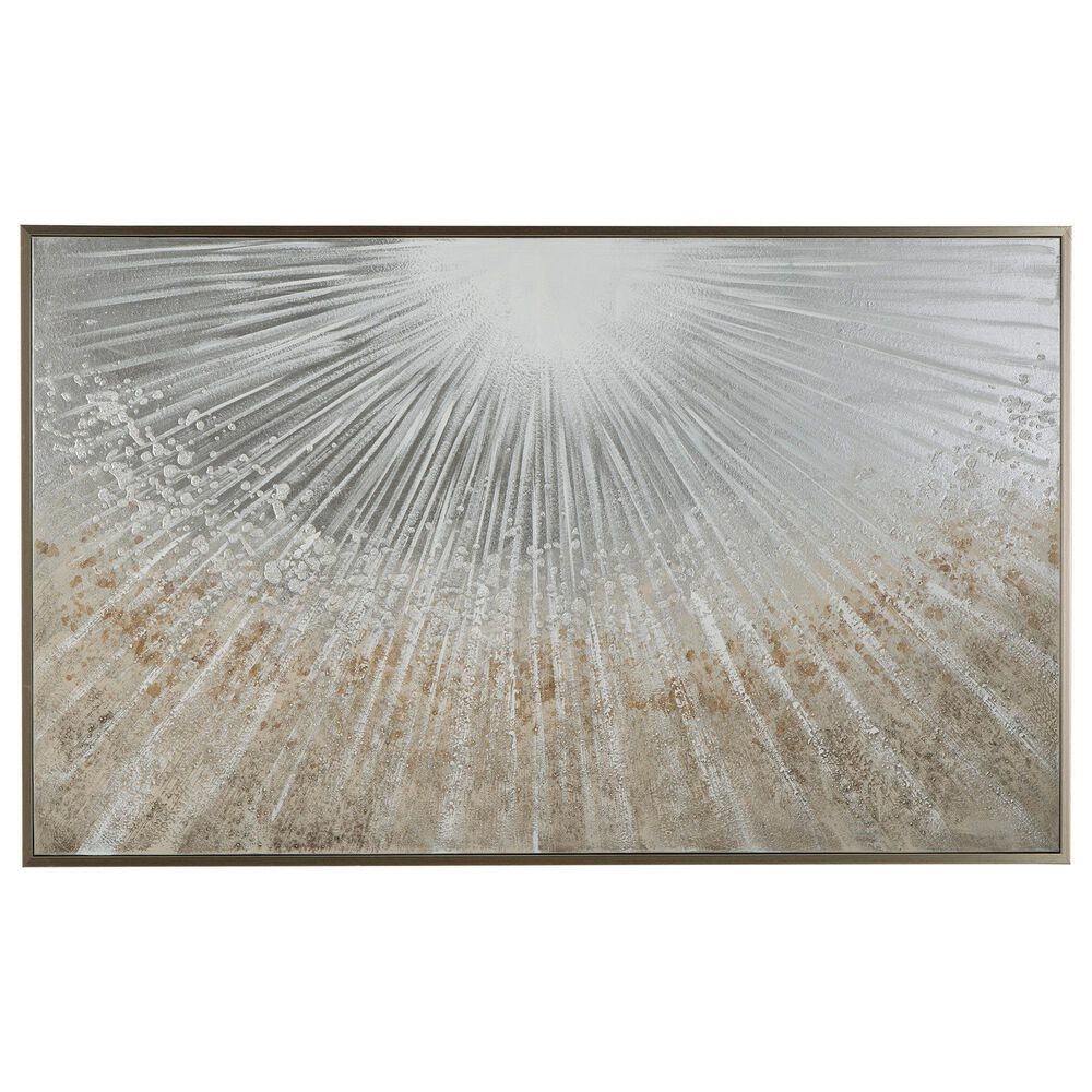 Ashley Waldard 60" x 36" Wall Art in Gray, Taupe and White, , large