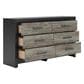 Ashley Broachmyn 6 Drawer Dresser Only in Warm Gray and Matte Black, , large