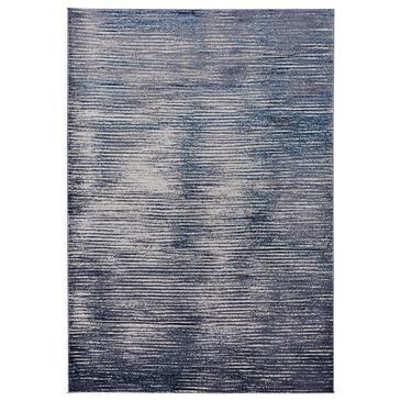 Feizy Rugs Indio 5" x 8" Navy and Blue Area Rug, , large
