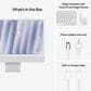 Apple 24-Inch iMac with Retina 4.5K display: Apple M4 Chip with 10-core CPU and 10-core GPU, 24GB Unified Memory, 512GB SSD in Silver (Latest Model), , large