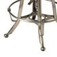 Butler Specialty Company Dovan 22" Swivel Bar Stool in Silver, , large