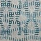 Loloi Easton Fog and Teal 4" x 6" Indoor/Outdoor Area Rug, , large