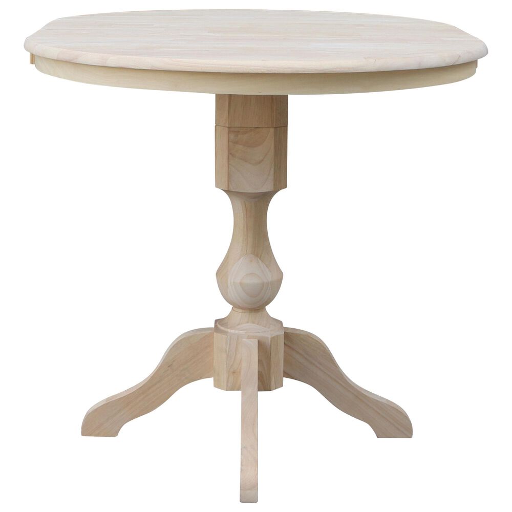 International Concepts Modern Farmhouse 36&quot; Dining Table in Unfinished, , large